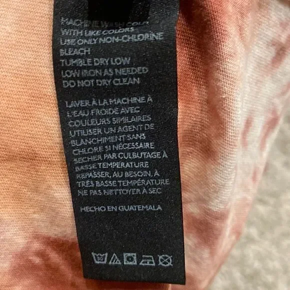 Free People Tie-Dye Long Sleeve Top in Pink and Cream - Picture 13 of 13